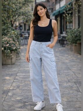 American Eagle Baggy Cargo Pants LONG